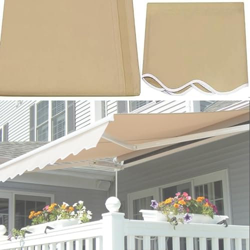 telo tenda da sole tenda da sole per esterno Tenda da sole in tessuto elettrica retrattile, patio/giardino/cortile/terrazza/ristorante/negozi Tenda da sole retrattile con telaio in tela sostitutivo no