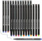 Belenova Fineliner Stifte, Set mit 24 Finelinern, 0,4 mm Spitzen Fine Point Marker, sortierte Kunststifte, wasserbasierte feine Spitze Marker für Zeichnen, Skizzieren, Journaling und Kalligraphie