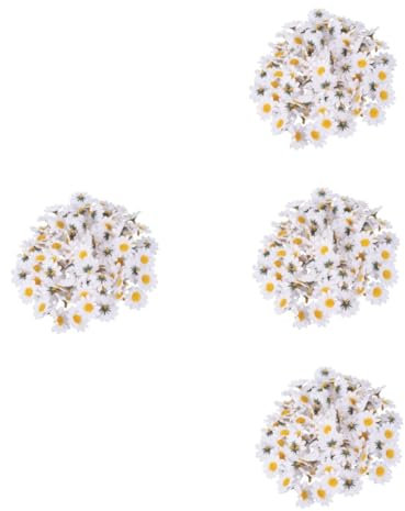 Cabilock 400stücke Künstliche Blütenköpfe Weiß Für Hochzeitsdekoration Und Projekte Lebensechte Kunstblumen Für Feiern Basteln Und Scrapbooking