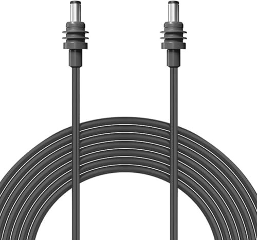 Diyeeni for Starlink Mini DC Power Cable, DC to DC 18AWG Replacement Cable, IP68 Water Proof, DC Power Supply Extension Cable for Starlink Mini, Indoor and Outdoor Use (10M)