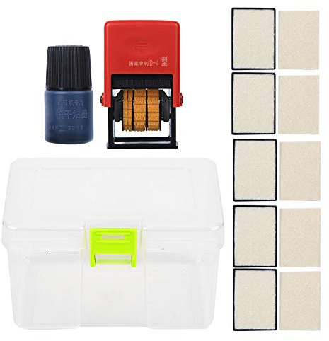 ANKROYU D 4-Typ-Datumskodierungsmaschine, Etikett für Lebensmittel-Plastiktüten, einstellbare Datumsdruckmaschine, beständig gegen Verblassen der Farbe, manuelle Kodiermaschine