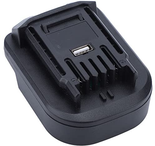 Juroupi Battery Adapter Converter ABS Electrical Accessories for Worx 20V 4 PIN to 5 PIN with USB (#2)