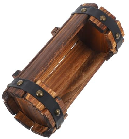 Milisten Blumentopf Aus Holz Rustikaler Pflanzkübel Aus Holzfässern Weinfass Töpfe Für Pflanzen Pflanzkübel Aus Halben Fässern Pflanzkübel Aus Fässern Pflanzkübel Aus Whiskyfässern