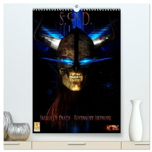 S.O.D. - Skulls Of Death Vol. I - Totenkopf Artworks (hochwertiger Premium Wandkalender 2026 DIN A2 hoch), Kunstdruck in Hochglanz: Eine Serie von ... Schädel/Skull/Totenkopf. (CALVENDO Kunst)