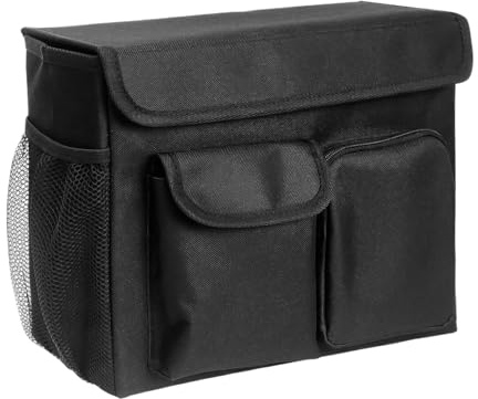 E Scooter Bag, Document Phone Holder, Waterproof Bottle Storage Pouch for Scooter Beach Cruising Commuting Grocery Shopping Wheelchair Adventure Bike Touring Outdoors, 12.99x5.91x10.24 Inches