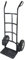 STI Carrello Porta Pacchi 200 kg Porta Casse Ruote pneumatiche Acciaio Nero