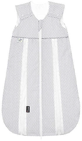 Odenwälder PrimaKlima Schlafsack Dots Light Grey , Größe in cm:70 cm
