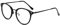 Retro Brille Student Lehrer Damen Herren Slim-Brille ohne stärke Nerdbrille Linsen Brillenfassung clear lens Dekobrillen fashion Streberbrille Transparente Lesebrille mit Brillenetui für Computer PC