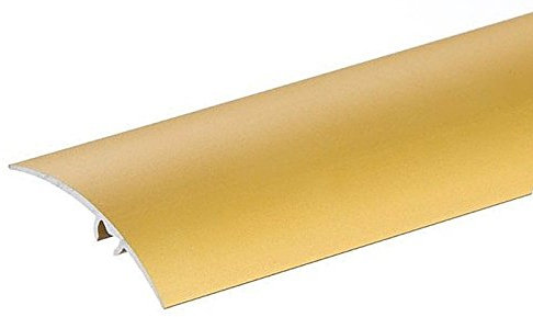 Aluminium Carpet Cover Threshold Transition Strip 2M Gold Door Floor Trim TMW Profiles ((40x2000mm))