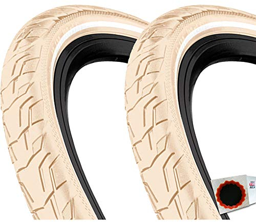 Continental 2X Ride City E25 Draht Reflex 28x1,75 47-622mm 700x45C Creme +FL.