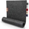 sølmo I Design Tischläufer Grau aus Filz I 150x40 cm Tischband I Skandinavischer Filzläufer Tisch Abwaschbar mit Leder Label - Tischläufer Winter