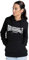 Lonsdale Femme Flookburgh Sweatshirt capuche, Noir, XS EU