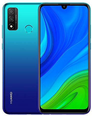 Huawei P Smart (2020) - Smartphone 128GB, 4GB RAM, Dual Sim, Aurora Blue (Renewed)