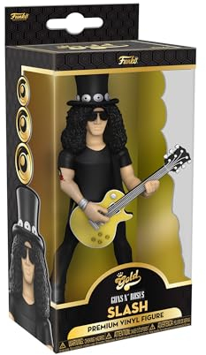 Funko Vinyl Gold 5: Guns N' Roses - Slash - 1/6 Odds for Rare Chase Variant - Guns N Roses - Figurine Articulée en Vinyle à Collectionner - Idée de Cadeau d'anniversaire - Produits Officiels