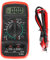 Multimètre Numérique Portable Eujgoov XL830L avec écran LCD et Protection contre les Surcharges de Rétroéclairage(XL830L rouge)