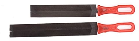 ARMYJY 2Pcs Saw Files Hand Saw Set,1 Pcs 6 Inch 1 Pcs 8 Inch For Sharpening And Straightening Diamond-Shaped Files
