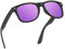 wearPro Sonnenbrille-Herren-Damen-Polarisiert-Rechteckig-Sonnenbrillen Unisex Retro Klassische Vintage Polarisierte Brille UV400 Schutz Classic Sunglasses Eckig für Fahren (Schwarz Lila/Gespiegelt)