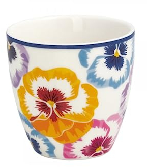 GreenGate - Mini Latte Cup - Anine - Keramik - Farbe: pink - (ØxH): 7 x 6,5 cm