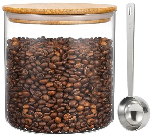 Barattoli in vetro grandi con coperchio, cucchiaio, farina, zucchero, biscotti, pasta naturale, antipasto, contenitore da cucina in vetro per dispensa, chicchi di caffè, riso, pasta, snack