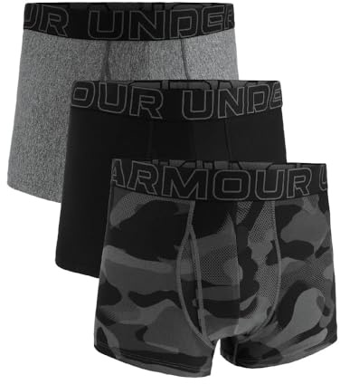 Under Armour Herren Men's Performance Tech 3 3 Pack Print/Solid Boxer Briefs Boxer Shorts (3er Pack)
