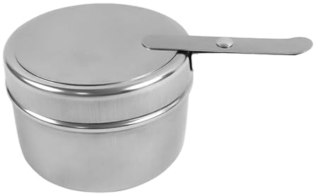 MagiDeal Set di scaldavivande per buffet in acciaio inossidabile, scaldavivande antiscottatura, per campeggio, utensili da cucina, stile 1