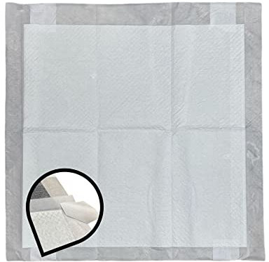 Traversine cani 60x60 100 pezzi, Tappetini igienici per cani 60x60 Assorbenti Monouso - Traverse cani 60x60 Anti-Odore, Anti-Perdite per Cuccioli e Cani Adulti