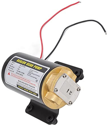 Pompa Elettrica Durevole 'ottone di Trasferimento 'olio Ad Alta Pressione della Pompa 'olio 'ingranaggio per il Motore (12V)