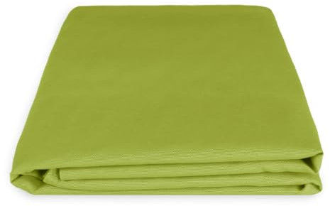 Tela Panamá de mezcla de algodón liso para decoración del hogar, manteles, cojines, cortinas, 280 cm de altura, color verde pistacho, metro (100 x 280 cm))