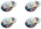VERY IMPORTANT RUNNER - Porte-dossard Aimant Running - Pack 4 Aimants Dossards Triathlon, Fixation Haute Résistance, Accessoires Runners, Porte Dossard Trail, Running Femme Accessoire. I Can Run