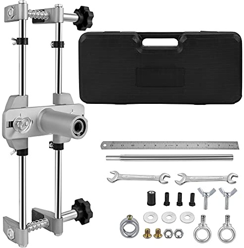CCBFLA 6PCS Mortice Door Fitting Kit JIG1 Door Lock Mortiser Kit Lock Fitting Jig Door Lock Mortiser Kit with 3 Cutters 18 22 25mm