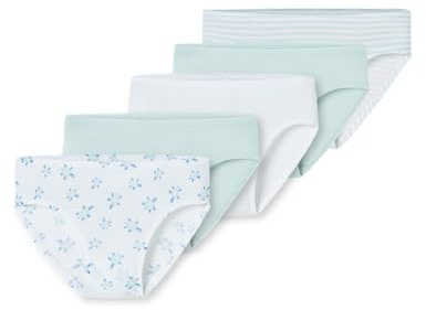 Schiesser Mädchen 2 Pack Unterhemd Unterwäsche Feinripp-100% Organic Bio Baumwolle-Größe 92 bis 140 Slip, Sortiert 5_181800, 98 (2er Pack)