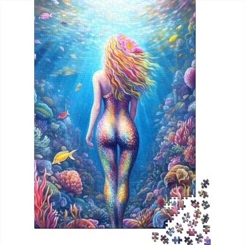 1000-teiliges Puzzle für Erwachsene, 1000-teiliges Rainbow Spirit-Puzzle für Teenager, Holzbrett-Puzzle, Spielzeug, Denkspiel, 1000 Teile (75 x 50 cm)