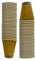 Terryshop74 100 Bicchieri 250 ML 3XL in carta per bevande fredde e calde birra the cappuccine bibite in carta KRAFT