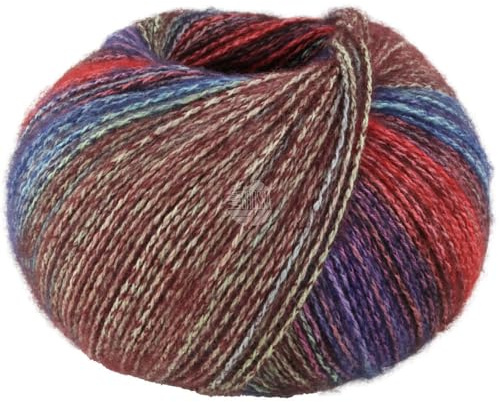 LANA GROSSA Gianna | Baumwolle, weichen Merino- und Kaschmirfasern | Handstrickgarn aus 80% Cotton (Bio), 15% Virgin Wool (Merino) & 5% Cashmere | 50g Wolle, Stricken & Häkeln | 180m Garn FB 7