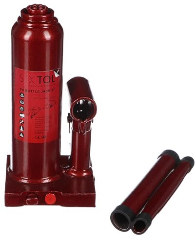 SIXTOL SX Bottle Jack Premium 3T Cric hydraulique 3 tonnes Qualité Professionnelle Construction entièrement soudée