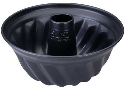 Zenker Gugelhupfform Perfect Black Ø 22 cm – Hochwertige Backform mit zweifacher Antihaftbeschichtung, Hitzebeständigkeit +230 °C Made in Germany