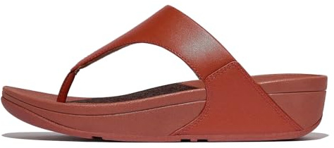 FitFlop Women's Lulu Thong Sandal, Terracotta, 6.5 UK