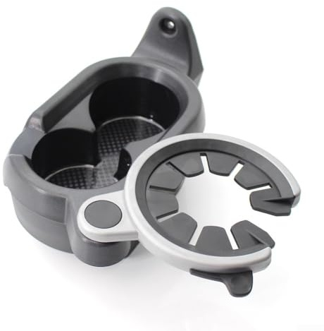 Yuanpgky Auto-Getränkehalter Ersatz für Smart Fortwo 451 2007 2014 Automobil-Mittelkonsole ABS-Material