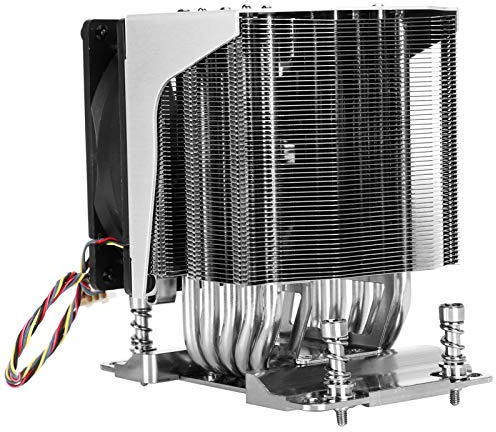 Chiyyak Dissipatore di Calore CPU EPYC 7000, Ventola di Raffreddamento del Radiatore da 3800 Giri/min, Scheda Madre Singola/doppia H11, 12 V, 38 DBA, 4 Pin, 119 X 92,5 X 126 Mm
