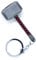 Nidavellir Avengers Thor Hammer Keychain Mjolnir Keyring (Silver)