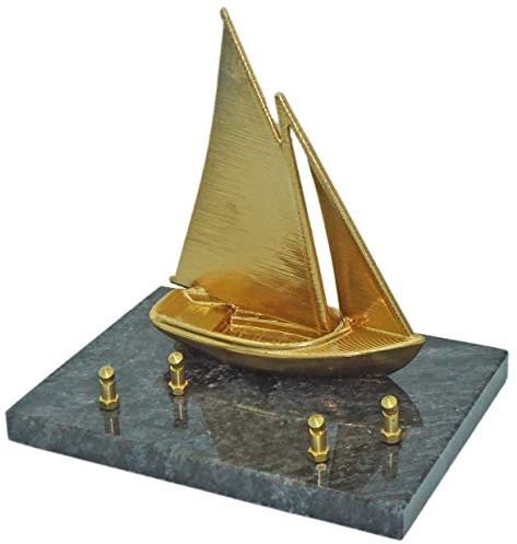 FGS Plaque funéraire Bâteau Personnalisable