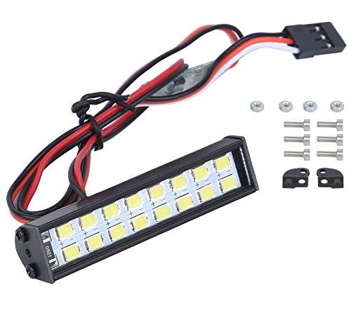Rc Led Lichtleiste, 16 Stück Rc Dachleuchte Lampenperlen Rc Auto Dachlampe Led Lichtleiste Dachleuchte Kit Länge 55 Mm Rc Crawler Led Lichtleiste Zubehör Rc Led Lichtleiste
