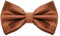 MASADA Herren Fliege Kupfer-braun Seidenlook, stufenlos verstellbar, handgefertigt, Hakenverschluss - 12 x 6 cm 100% Polyester