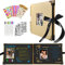 Fotoalbum, Fotoalbum zum Selbstgestalten,Scrapbook DIY Fotoalbum 80 Schwarze Seiten, Kann als Geschenk für Geburtstag, Abschlus, Valentinstag, Hochzeitstag（Braun）