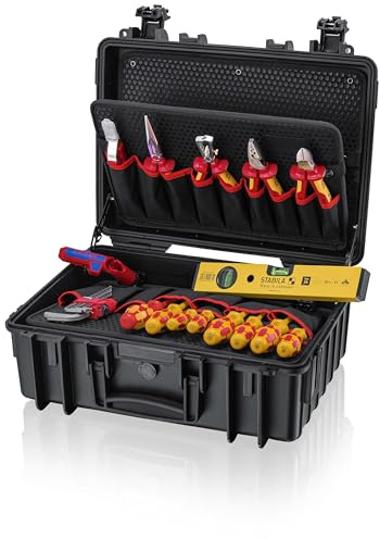 KNIPEX Valigia portautensili Robust23 Start“ Elettro 24, 00 21 34 HL S2 | pezzi