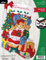 Bucilla, Storytime 89328E Bears Weihnachtsstrumpf-Set, 45,7 cm, Filzapplikation, perfekt für DIY, Urlaub, Nadelspitze, Kunst und Handwerk, Basteln
