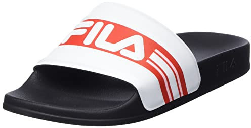 FILA Ciabatte Oceano Wmn, Mocassino Donna, Black Red, 38 EU