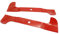 SECURA 2x High-Lift Messer Messersatz kompatibel mit Husqvarna TC38 TC138 97cm Rasentraktor