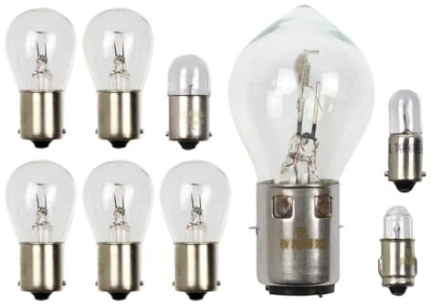 Glühbirnen für SIMSON S50, S51, S70 (35/35W) - 6V (Lampenset, Glühbirnensatz)