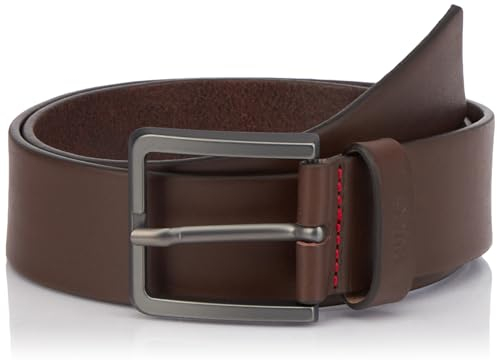 HUGO Herren Gionios-g_sz40 BELT, Dark Brown202, 80 EU